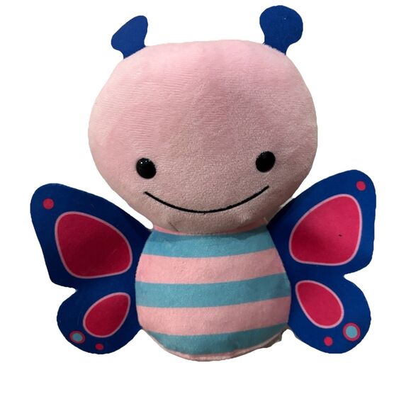 Skip Hop Zoo Baby Plush Stuffed Animal, Butterfly - Picture 1 of 9